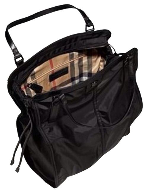 Burberry Black NylonLeather Tote