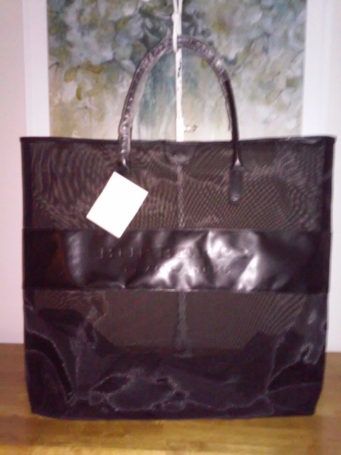 Burberry Black Nylon Tote
