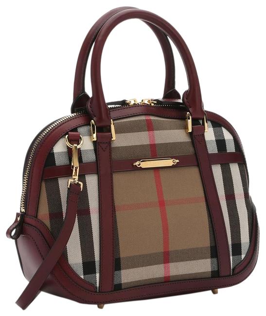 Burberry Bridle House Check Beige Coated Canvas Tote