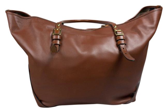 Burberry Bag Bridle Medium Salisbury Brown Leather Tote