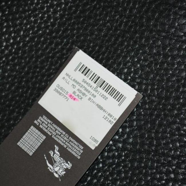 Burberry Brit Medium Ashby Black Pebble Leather Tote