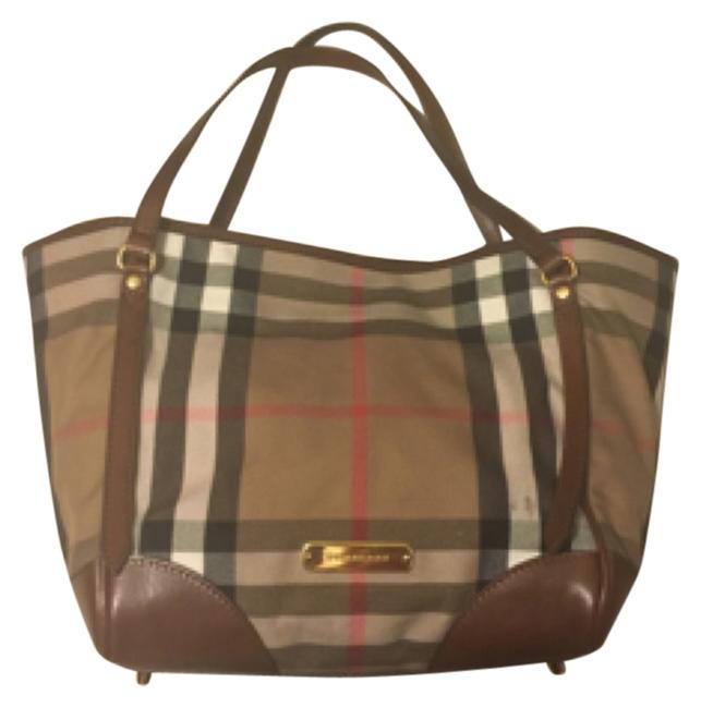 Burberry Brown Calf Letather Tote