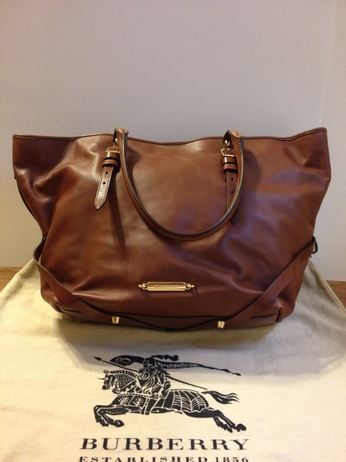 Burberry Brown Leather Tote