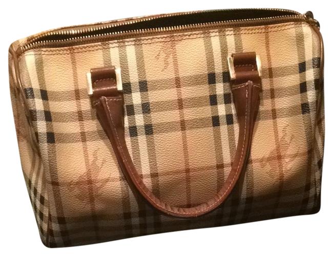 Burberry BrownBeich Leather Tote