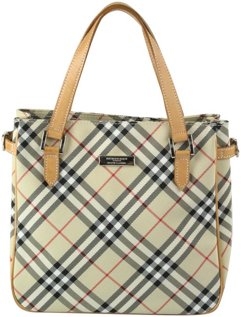 Burberry Buckle Small Classic Check Canvas Tote