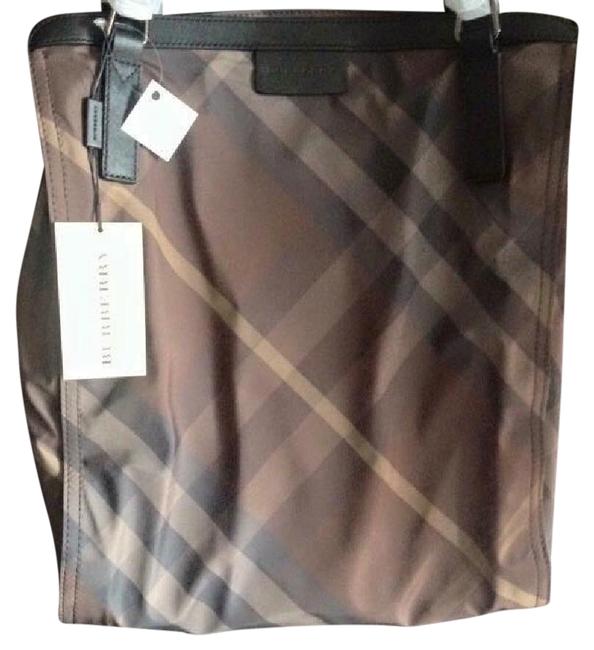 Burberry Buckleigh Birch Gray Tote