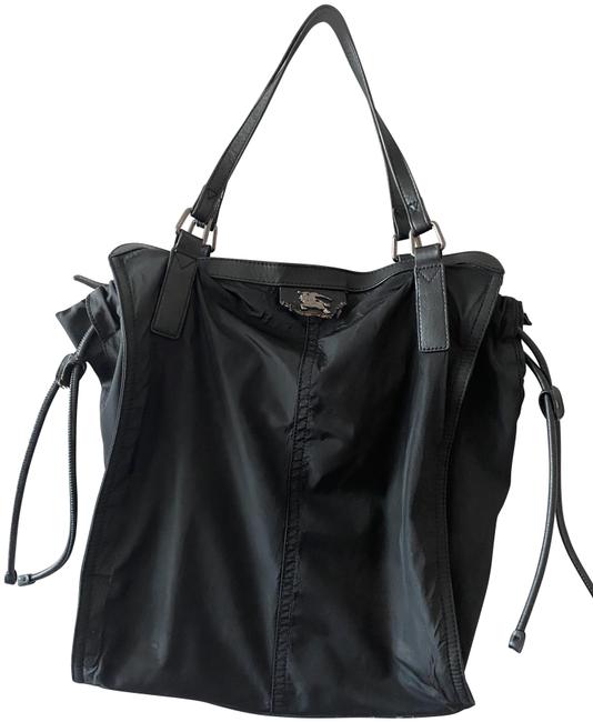 Burberry Buckleigh Black Nylon Tote