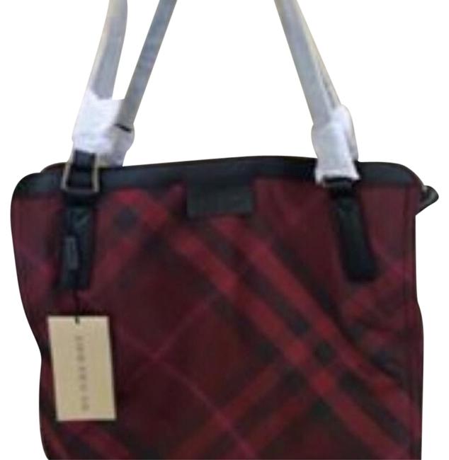 Burberry Buckleigh BurungdyWine Nylon Tote