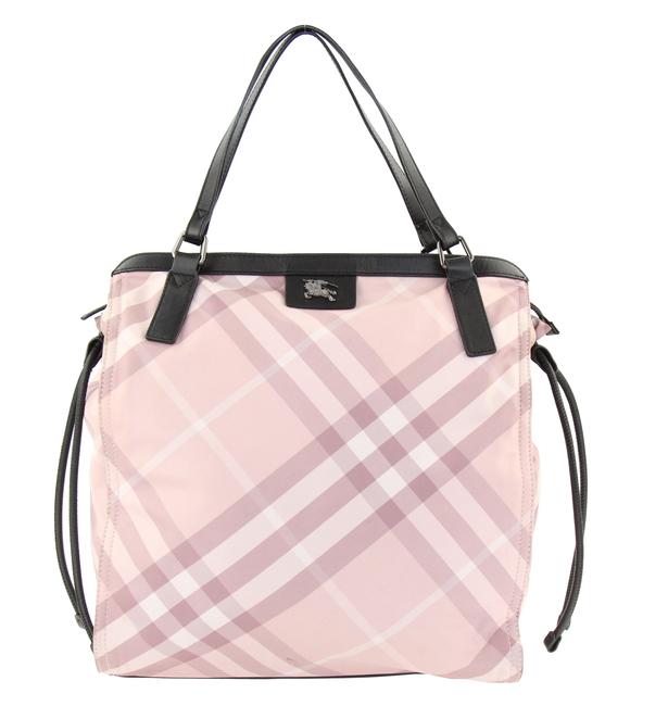 Burberry Buckleigh Packable Pink Nylon Tote
