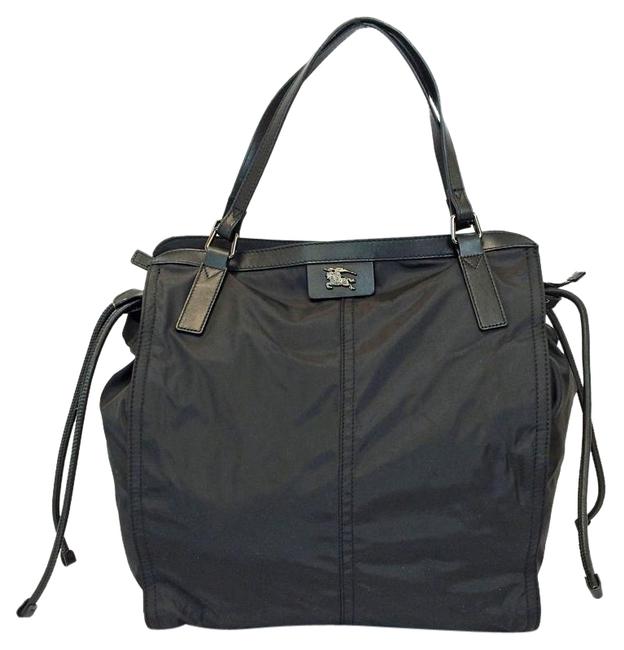 Burberry Buckleigh Packable Small Black Nylon Tote