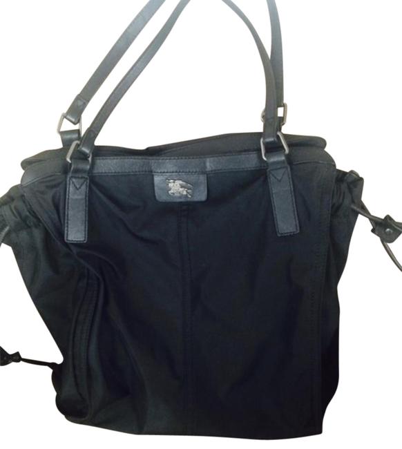 Burberry BuckleighTote*sale** Black Nylon Leather Tote