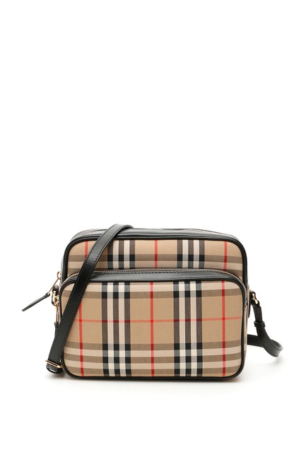 Burberry Camera Bag Vintage Check Multicolored Tote