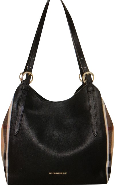Burberry Canterbury BlackHouse Check LeatherCanvas Tote