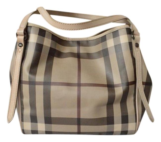 Burberry Canterbury Check Smoked Coated Canvas Tote