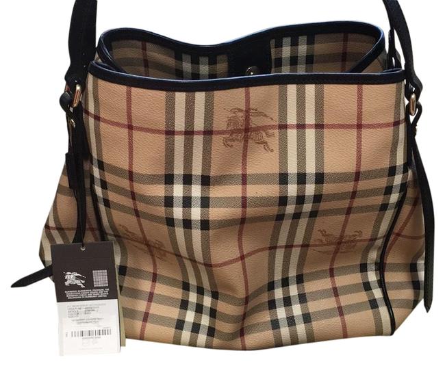 Burberry Canterbury Haymarket Leather Tote