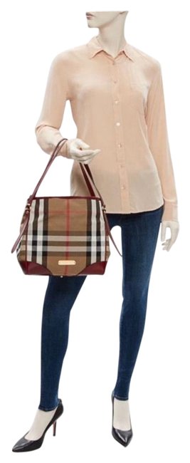 Burberry Canterbury Novacheck Canvas Tote