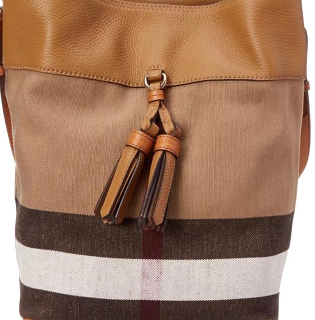 Burberry Bucket Bag Canvas Multi Check Tote