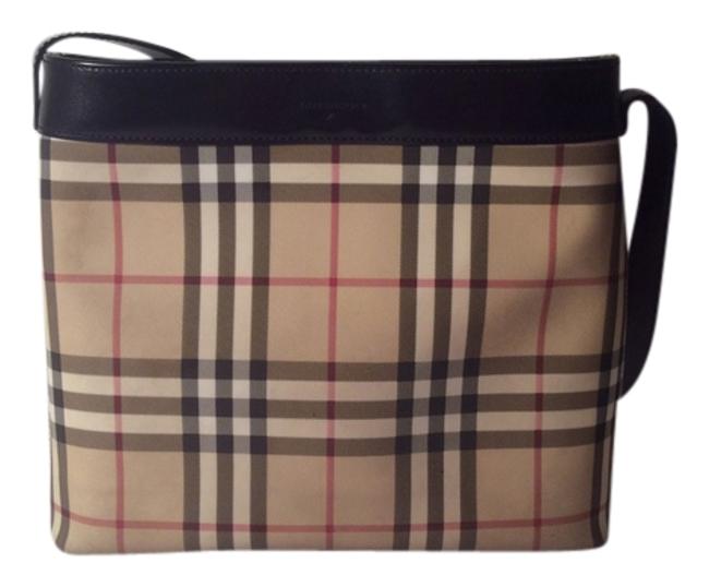 Burberry Check Nova Coated Canvas Tote