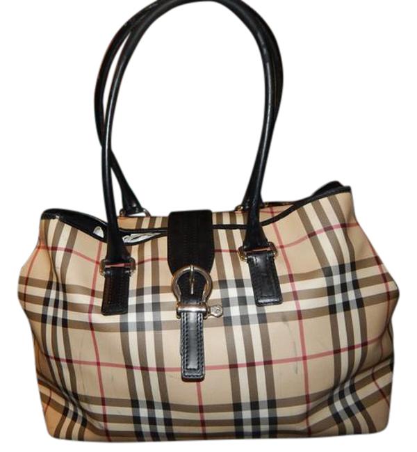 Burberry Checkered Tote