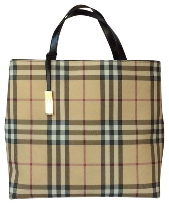 Burberry Classic Nova Check Biege Pvc Tote