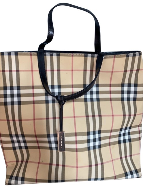 Burberry Classic Nova Coated Canvas Tote