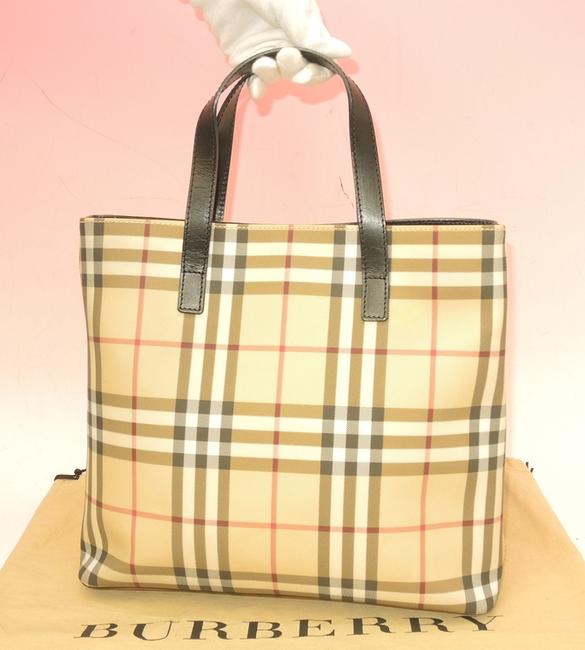 Burberry Bag W Classic WDust Beige Canvas Tote