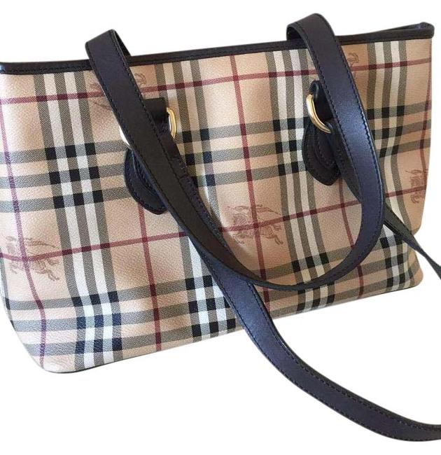 Burberry Classical Brown Calfskin Tote