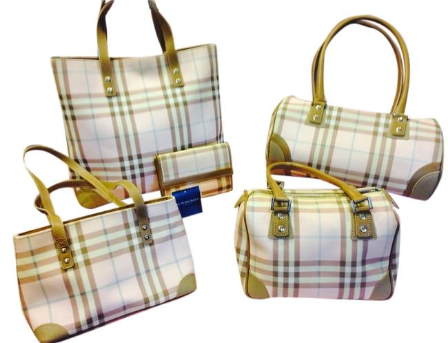 Burberry Cotton Candy Pinks Pvc Tote