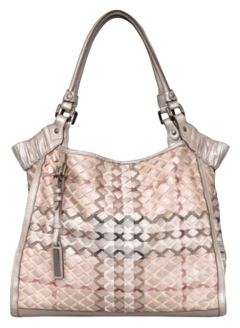 Burberry Covington Gray Leather Tote