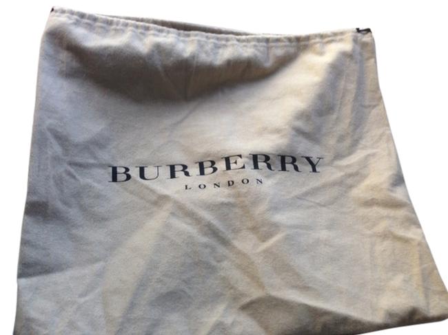 Burberry Cream Cotton Canvas Tote