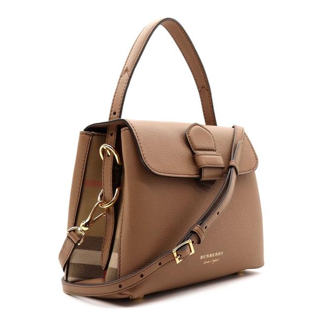 Burberry Derby Camberley Dark Sand Leather Tote