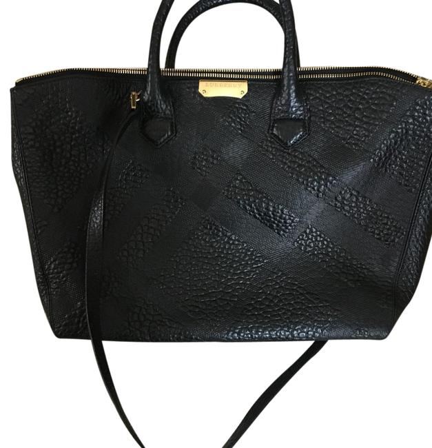 Burberry Dewsbury Black Leather Tote