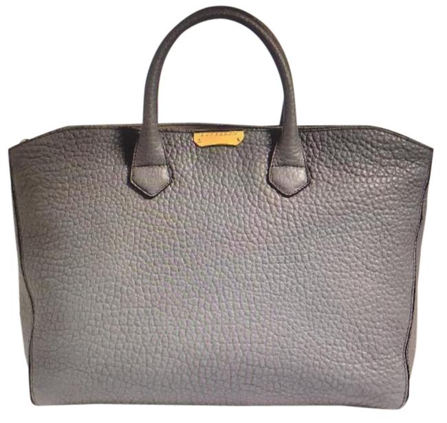 Burberry Dewsbury Gray Leather Tote