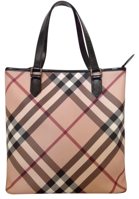 Burberry Excellent Condition Large Supernova Check Handbag Tote