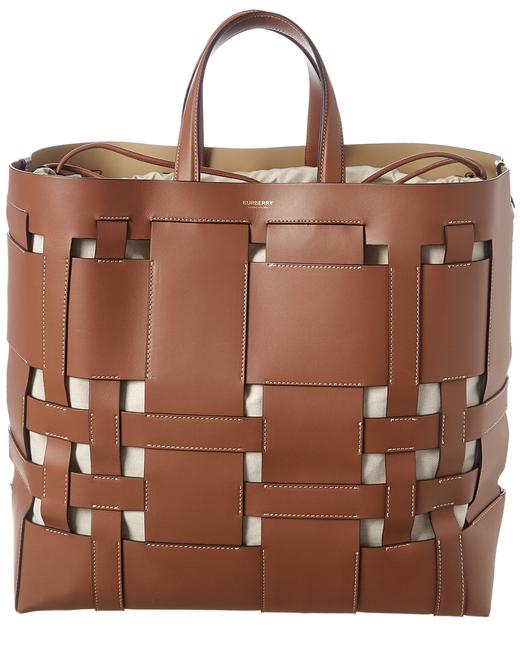 Burberry Foster Leather Tote