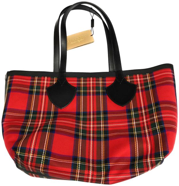 Burberry Giant Reversible Large Canvas Black Cotton Tote