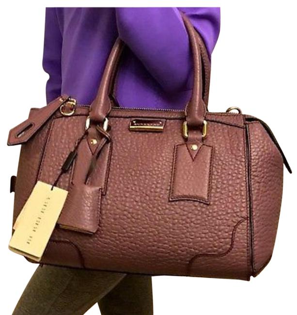 Burberry Gladstone Dusky Mauve Leather Tote