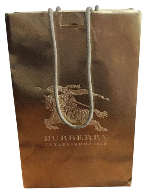 Burberry Gold Paper Tote