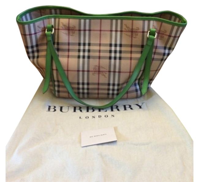 Burberry Green Field Tote