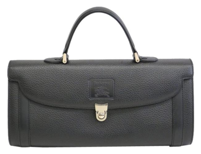 Burberry Hand Black Leather Tote