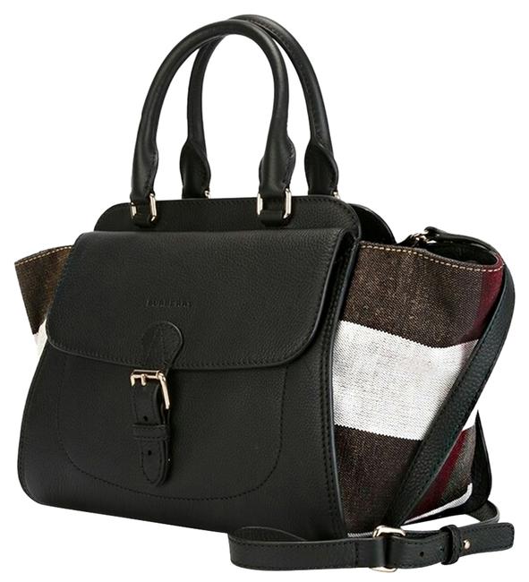Burberry Harcourt Black Leather Tote
