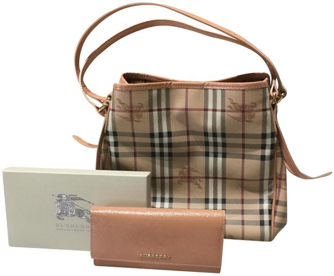 Burberry Haymarket Canterbury with Wallet Tote