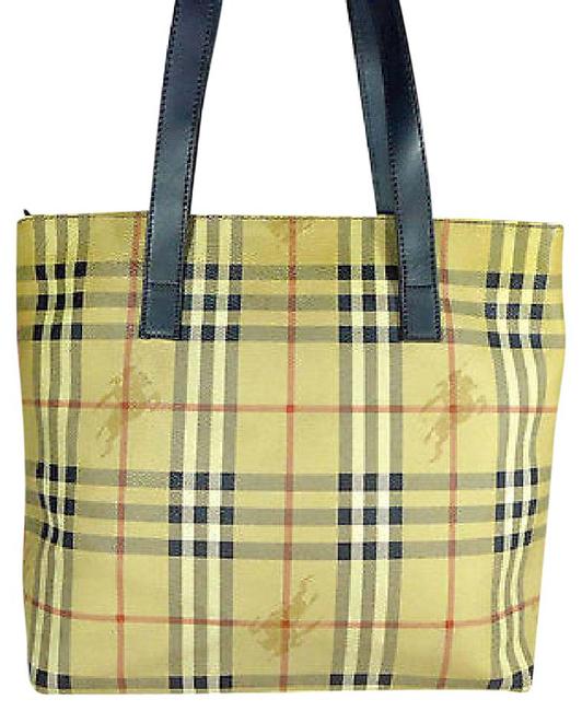 Burberry Shoulder Bag Haymarket Check Tote