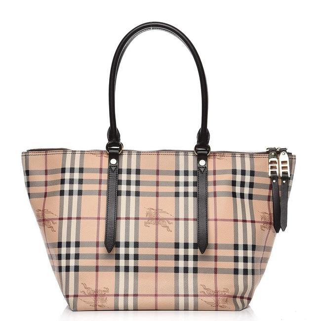 Burberry Haymarket Check Small Salisbury Shoulder Multicolor Canvas Tote