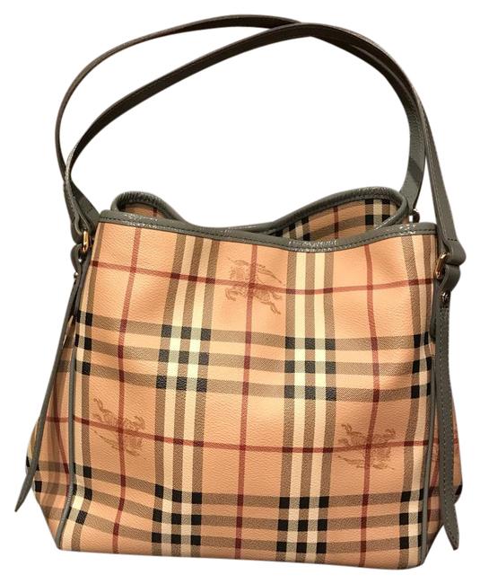 Burberry Bag Haymarket Gray Tote
