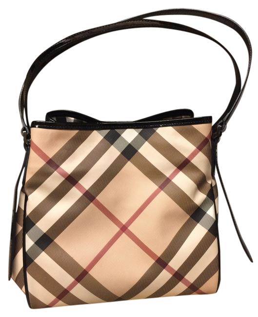 Burberry Bag Haymarket Small Shoulder Nova Check Pvc Tote
