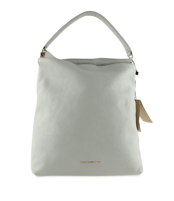 Burberry Hobo Medium Cale Blue Calfskin Leather Tote