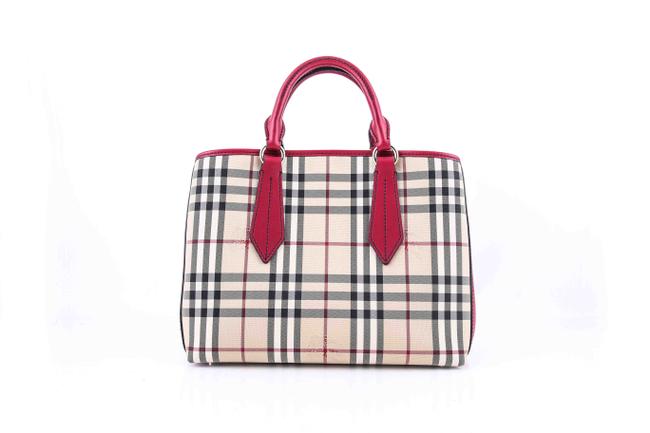 Burberry Horseferry Check Contrast Stitch Md Ballingdon Tote