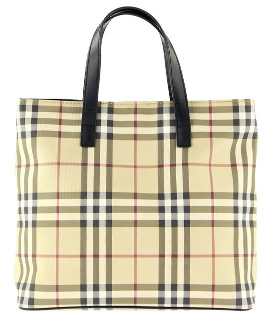 Burberry House Check Beige Pvc Tote