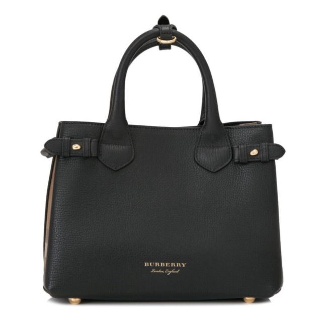 Burberry House Check Leather Tote